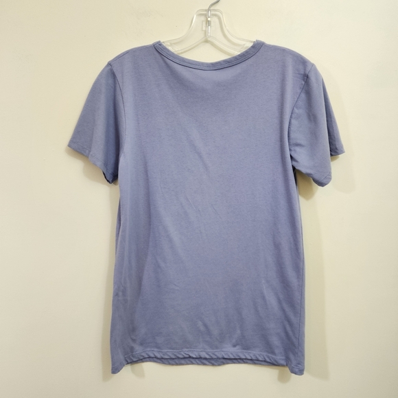 Cat unicorn rainbow in a cloud graphic short sleeve shirt juniors size medium - Picture 3 of 7